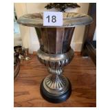 INDIA SILVERPLATE ICE BUCKET ON PEDESTAL
