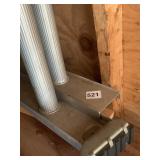 ALUMINUM LADDER 16FT FOLDS TO 8