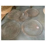 2 CHRISTMAS ORNAMENTS DESIGN PLATES, FOSTORIA