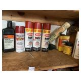 RED KRYLON AND BAR AND CHAIN LUBE FULL