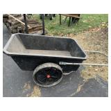 SMALL GARDEN CART HANDLE NEEDS REATTACHED
