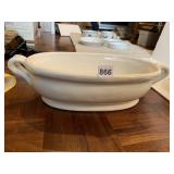 UNMARKED LARGE PORCELAIN