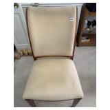 HIGH BACK CHAIR 40" H X 18" X 27" W WOOD FRAME