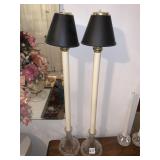 CRYSTAL CANDLE HOLDERS