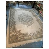 WOOL RUG, CREAM AND LIGHT PASTEL COLORS