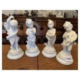 PORCELAIN CHERUB FIGURES