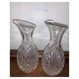 WATERFORD WINE DECANTERS 10" H