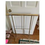 BRASS FINISH QUILT RACK