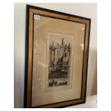 28X25 BLACHE ANNIE DILL AYE 1851-1893 CANAL SCENE