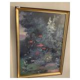 FRAMED MEADOW PRINT 21" X 30.6" GOLD FRAME