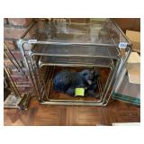 GLASS NESTING TABLES