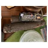 DURAFLAME LOG AND OTHER WOOD