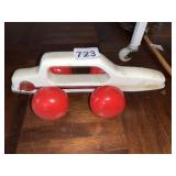 WOOD TOY SOAP BOX DERBY CAR