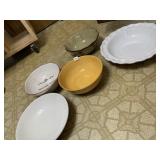 BOWLS INCL. PC. BY TABLETOP, CLAY ART