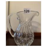 WATERFORD WATER PITCHER 8" H