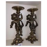 13.5" H CHERUB PEDESTAL STANDS