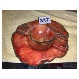 ITALY ALABASTER ASH TRAY