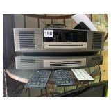 BOSE 4 DISC CD PLAYER W/ 3 REMOTES