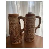 13.5" JAPAN STEINS PAIR TO GO