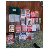 ASSORTED PLAYING CARDS MANY NEW