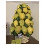 PORCELAIN LEMON TREE 18" H