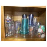 ASSORTED DRINKING GLASSES