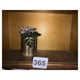 ENAMELED FLOWER IN VASE