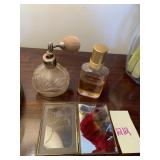 STETSON COLOGNE, AND MIRROR, PERFUME BOTTLE