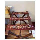 NEEDLEPOINT VALET STAND