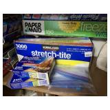 WAX PAPER AND GLAD STRECH WRAP ETC.