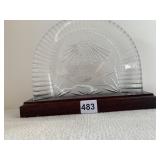 WATERFORD NATIVITY/ STAND 9" W X 7" H