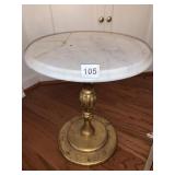 MARBLE TOP STABLE 16" H X 14" W