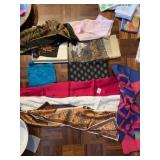 ASSORTED SCARVES BEADED BELIEVED TO BE BAKELITE