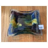 ART GLASS DISH