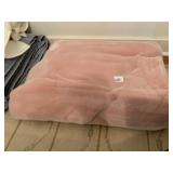 PINK VELLUX BLANKET QUEEN