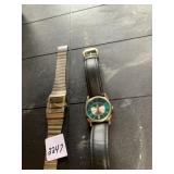 2 WATCHES 60S 70S MOON PHASES PEUGEOT AND A