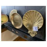 SOLID BRASS HEAVY CHANGE DISHES