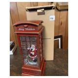 MERRY CHRISTMAS SANTA IN THE WINDOW W/ BOX