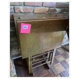 TV TRAYS AND STAND 4