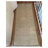 WOOL RUG UNDER 74" X 32"