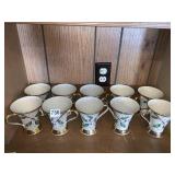 LENOX HOLIDAY NOUVEAU 10 MUGS