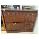 CHERRY 2 DRAWER 30" H X 35" W X 22" D FILE