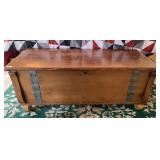 CEDAR CHEST BACK HINGE OFF 43" W X 18.5" X 17"