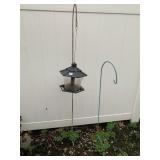 SHEPARD HOOKS AND BIRD FEEDER