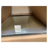 3 GLASS SHELVES 24" X 16"