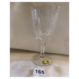 WATERFORD GLASS W/ PAPER STICKER