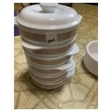 STUDIO NOVA 3 BOWLS AND 6 OTHER 1 WITH LID