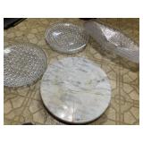 MARBLE CUTTING BOARD SERVING PC.