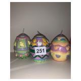 THREE EASTER CANDLES