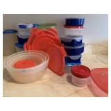 TUPPERWARE ALL WITH LIDS AND CLICK AND LOCK